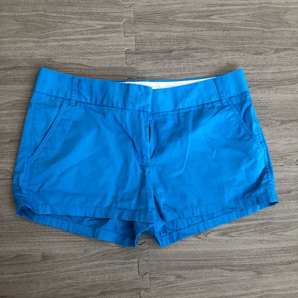 J. Crew blue chino shorts